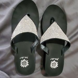 Yellow Box Flip Flops